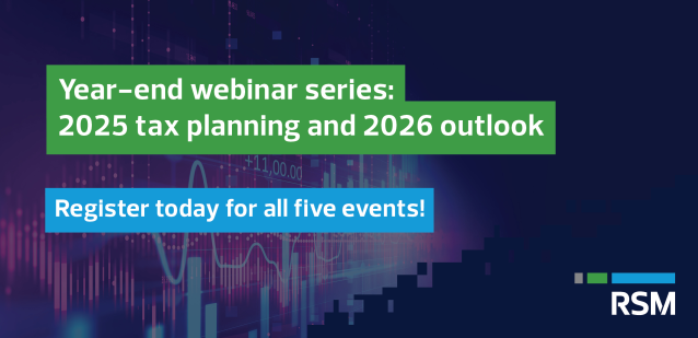 Gain valuable insights. Connect with industry leaders. Register today! rsm.buzz/3IrItQM