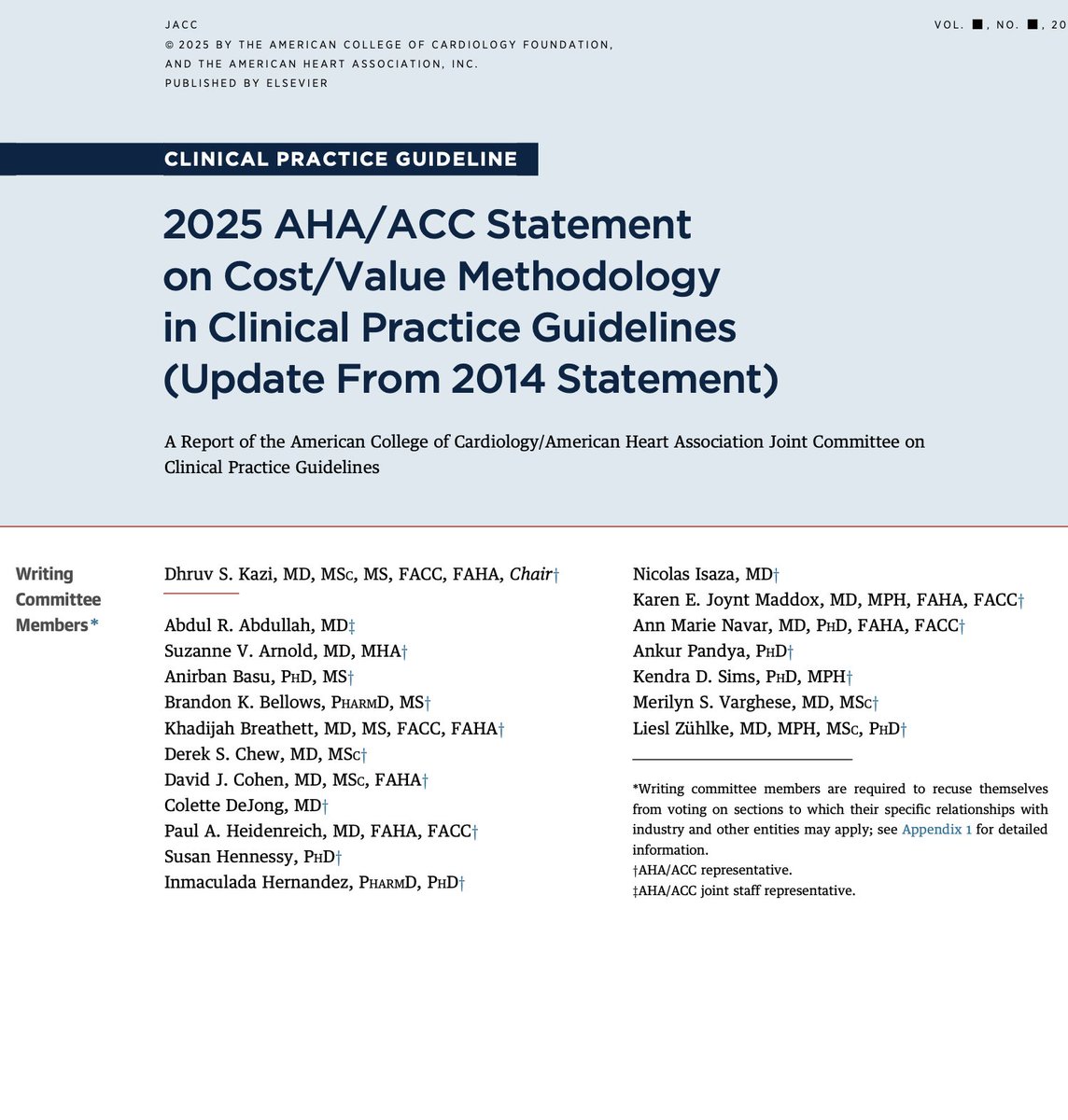 kardiologykazi's tweet image. 🚨 A new, practical framework for evaluating the economic value of cardiovascular drugs, devices, and preventive strategies
Just published in @JACCJournals and @CircAHA
Here’s what’s new, why it matters, and how it will shape care. 🧵
