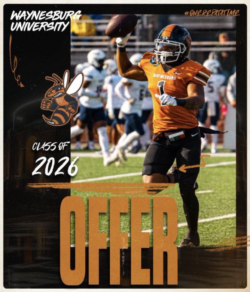 Extremley grateful and blessed to receive my first official offer from <a href="/Waynesburg_FTBL/">Waynesburg Football</a> #AGTG 
<a href="/CoachColemanHC/">Dr. Cornelius Coleman</a> <a href="/CoachChuck90/">Coach Chuck</a> <a href="/BigPappy_WETSU1/">Coach Russ Moore</a> <a href="/ConnellsvilleFB/">Falcons Football</a> <a href="/CASD_Athletics/">Connellsville Sports</a>