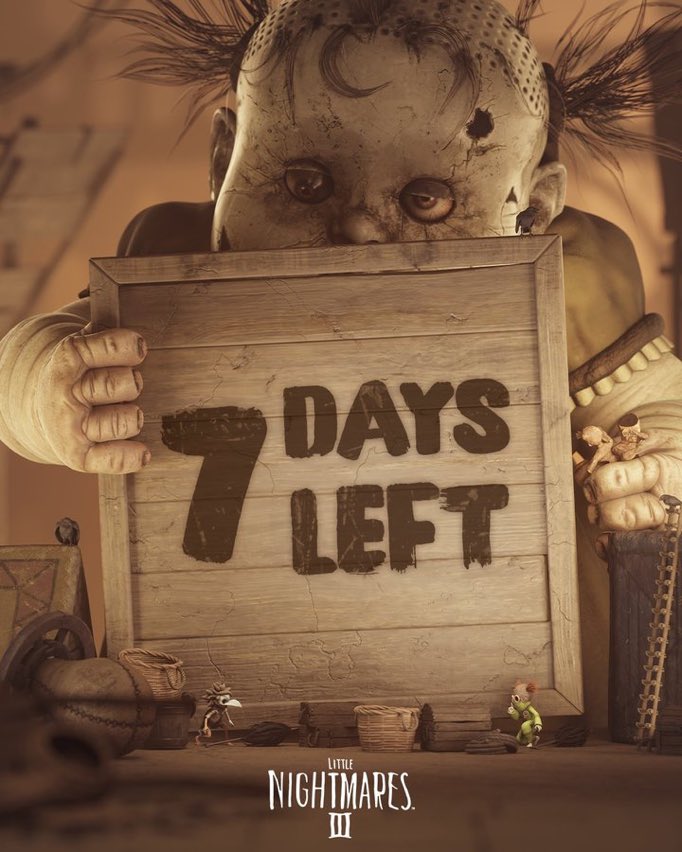 🚨 7 أيام على Little Nightmares III 🔥من <a href="/BandaiNamcoME/">Bandai Namco Entertainment الشرق الأوسط</a> بنداي نامكو.