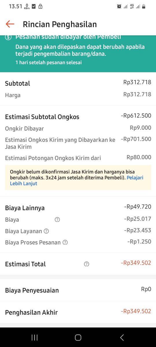 Dan lagi...🤦
Sopi udah ga cocok untuk seller" kecil.