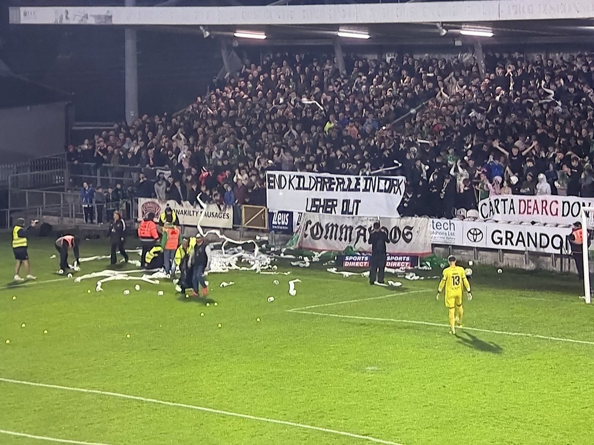 Cork fans  - without question the most embarrassing fans in all of Irish football