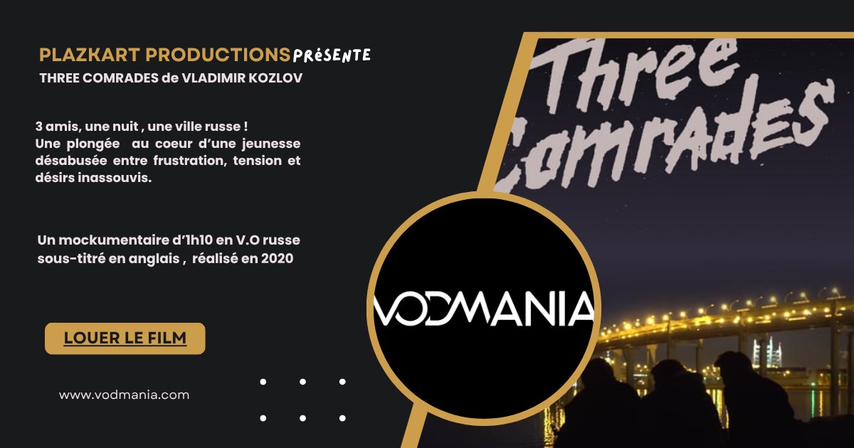 Gros plan sur le réalisateur biélorusse VLADIMIR KOZLOV avec le mockumentaire THREE COMRADES (2020) 🇧🇾 #jeunesseenaction