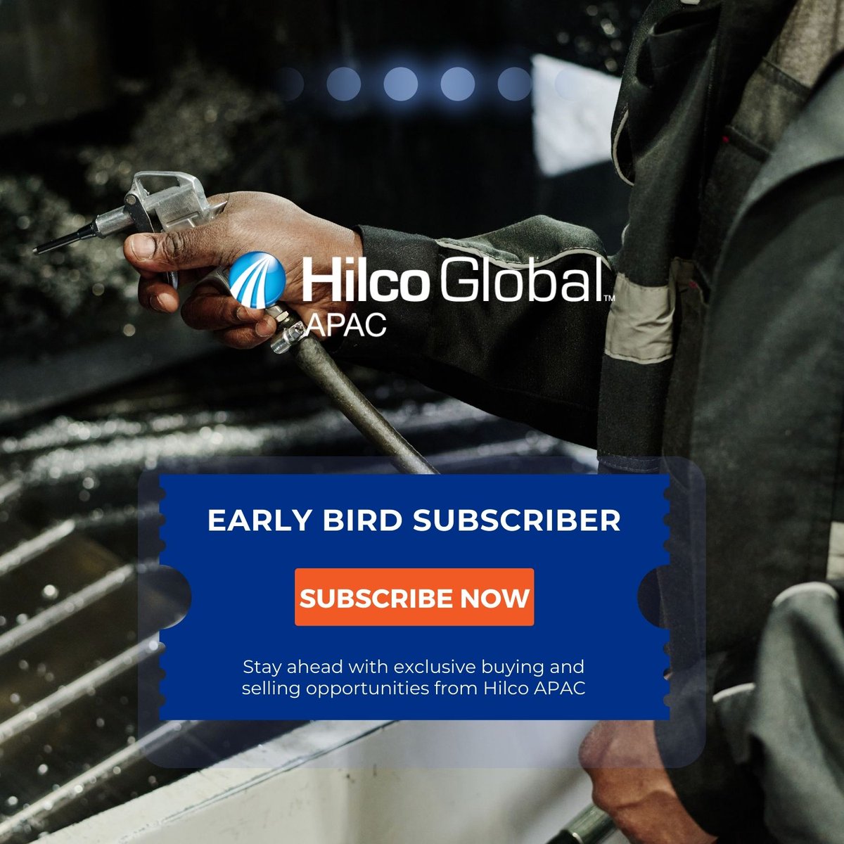 Gain tailored updates on market trends, auctions, and business opportunities designed to help you optimise outcomes and stay competitive.

📩 Register today &gt;&gt; hilcoapac.com/buy-sell/#sign… 

#hilcoapac #businessgrowth #marketinsights #signup