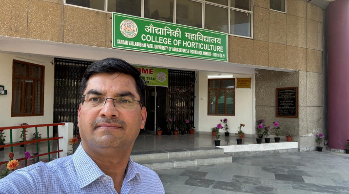 AgroTrace's tweet photo. Thrilled to share a glimpse from my recent visit to the College of Horticulture, Sardar Vallabhbhai Patel University of Agriculture &amp; Technology, Meerut. 📷 https://t.co/OTPtCACrAt