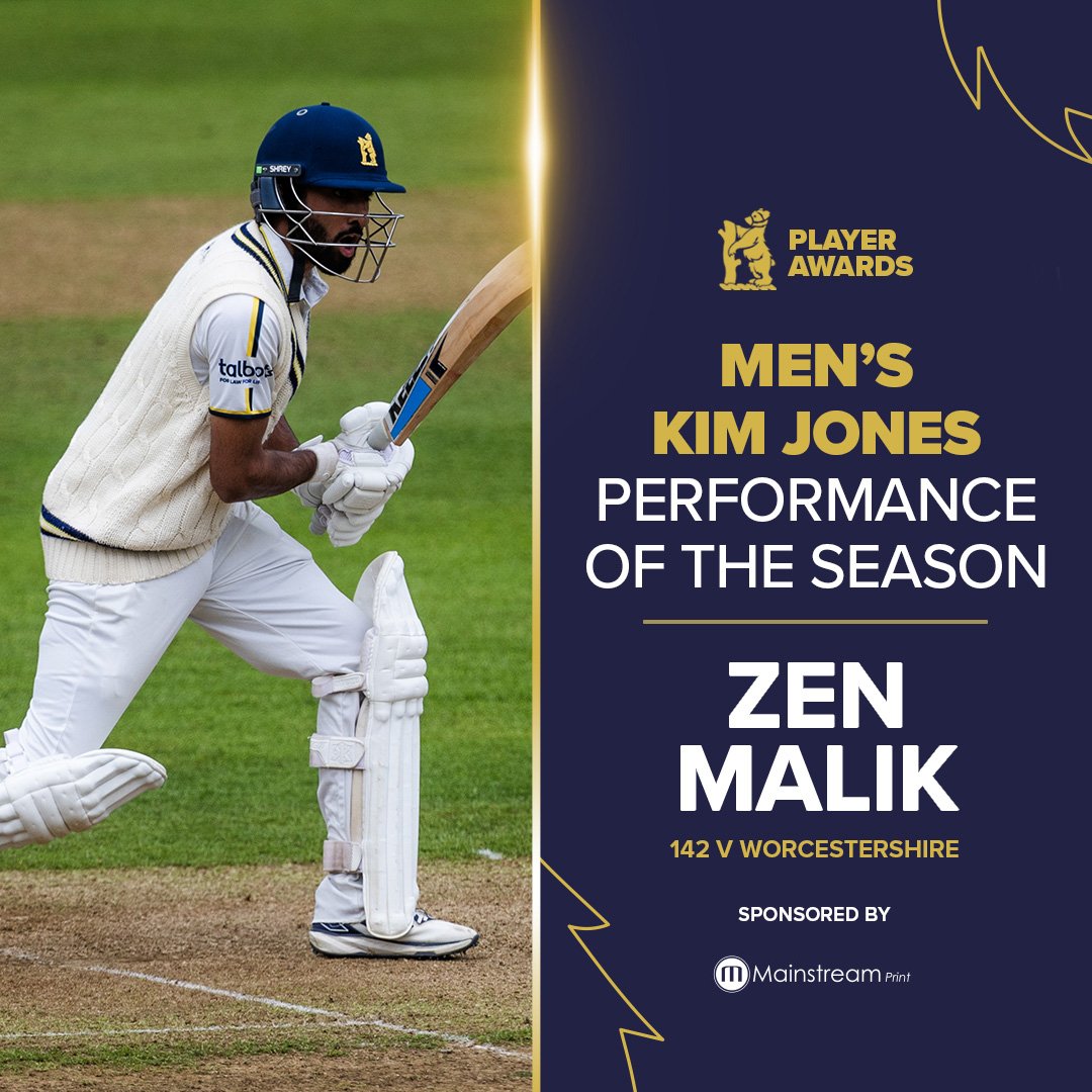 WarwickshireCCC's tweet image. Well done, Zen Malik and Millie Taylor 🏆

🐻 #YouBears