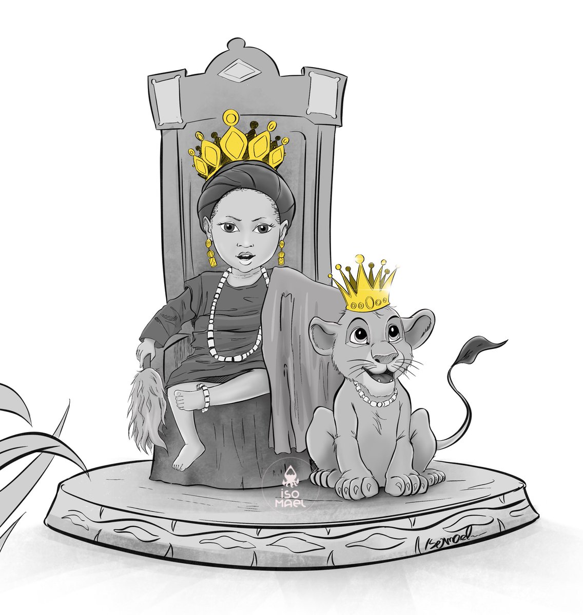 INKTOBER DAY 3 : CROWN 👑 
.
#isomael #inktober2025crown #inktober #inktober2025 #inktober2025 #lionking🦁👑 #inktober2025crownday3 <a href="/inktober/">Inktober</a>