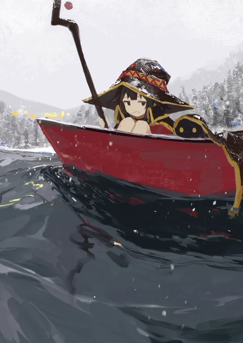 魚釣り #めぐみん