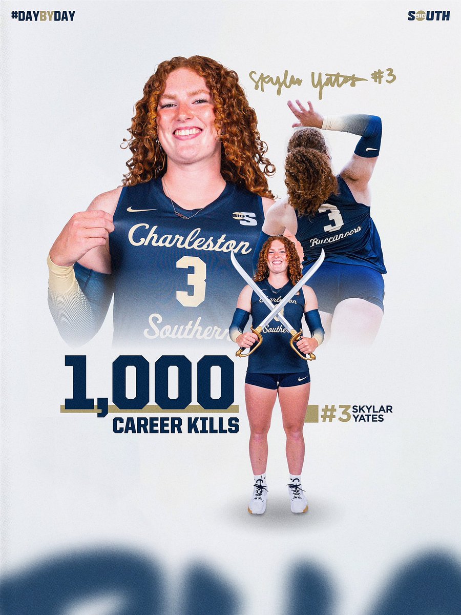 csubucs_vb's tweet image. 𝐍𝐔𝐌𝐁𝐄𝐑 𝟏,𝟎𝟎𝟎

Tonight against UNC Asheville, Skylar Yates recorded her 1,000th career kill, becoming just the 10th player in school history to do so. Way to make history, Sky 👏

#DayByDay | #BucStrong