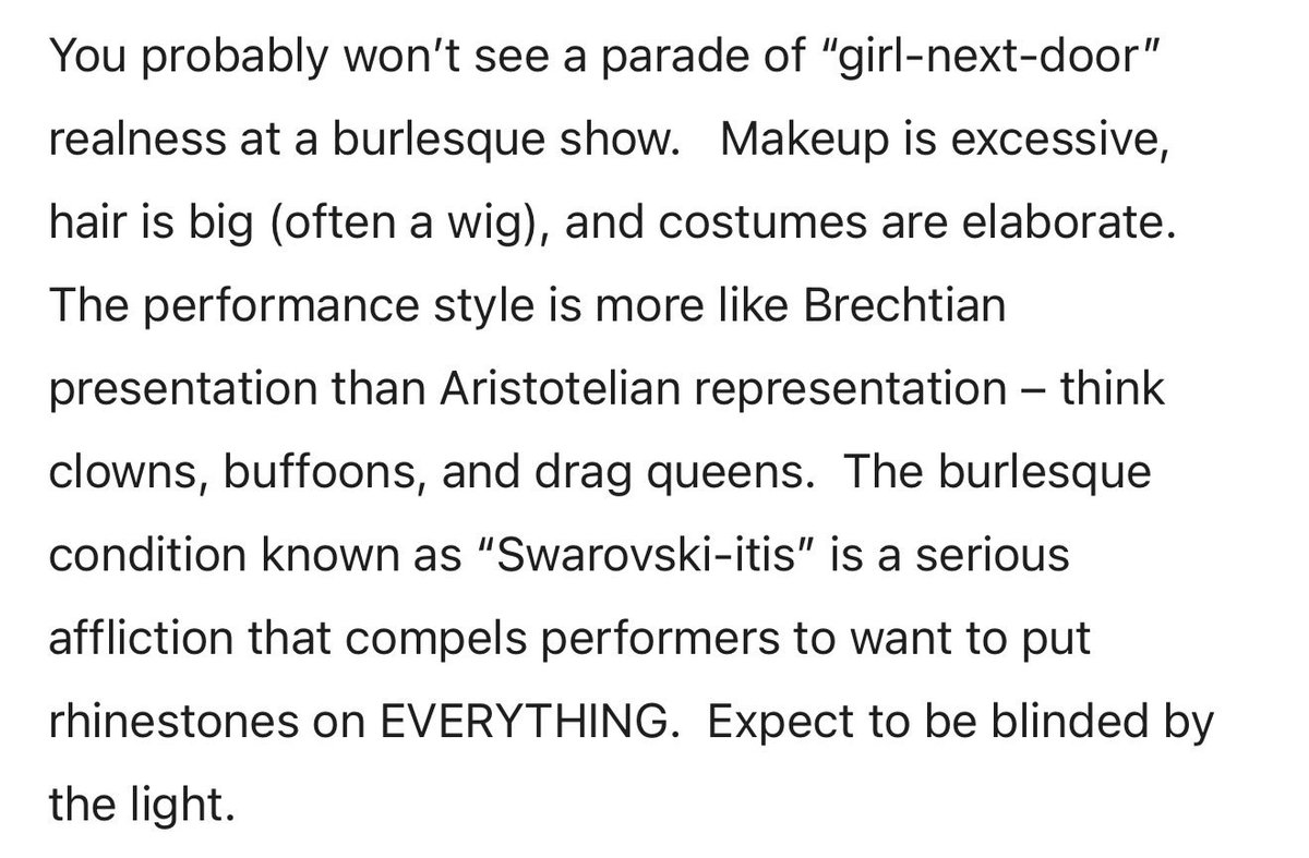 queerlilgremlin's tweet image. but, as always, i don’t expect you to just believe me. here are some excerpts from a “what to expect in burlesque” guide

doctorofburlesque.com/tag/burlesque/