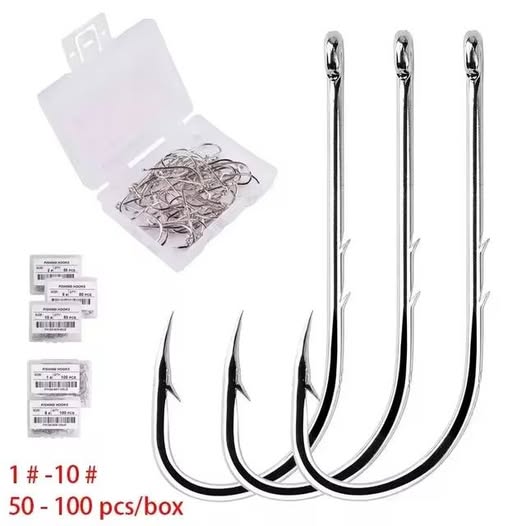 yroutdoorgears's tweet image. This 100pcs/box set of silver long shank fishing hooks (#1–#12) is perfect for anglers who need strength, durability, and variety. Ideal for freshwater or saltwater fishing!🌊🐟
#FishingHooks #AnglerGear #CatchMoreFish
youroutdoorgears.com/.../100pcs-box…