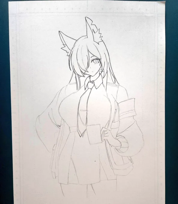描くのは1日で終わる。 だがな。 立体感出すのに1週間はかかる。