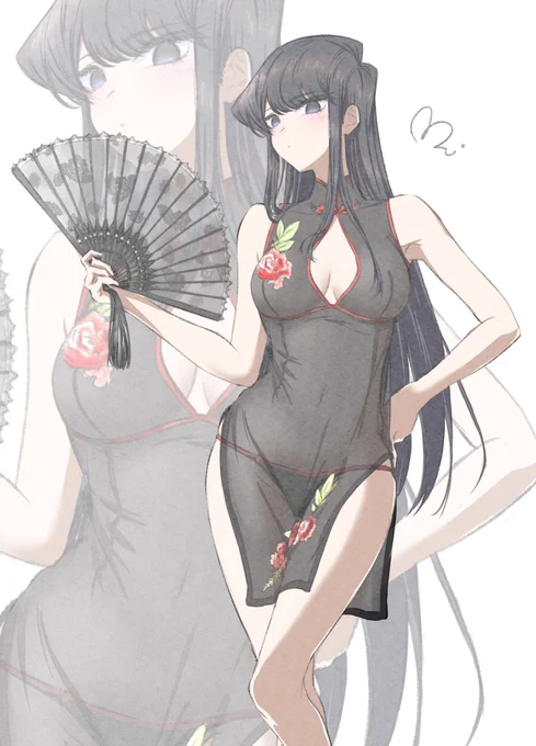 再掲:古見さんは、チャイナドレスが似合います。
