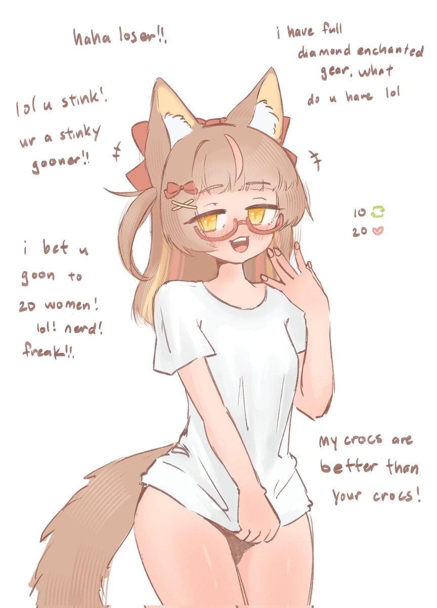 Yunadere's tweet image. Punish her ꉂ(˵˃ ᗜ ˂˵)