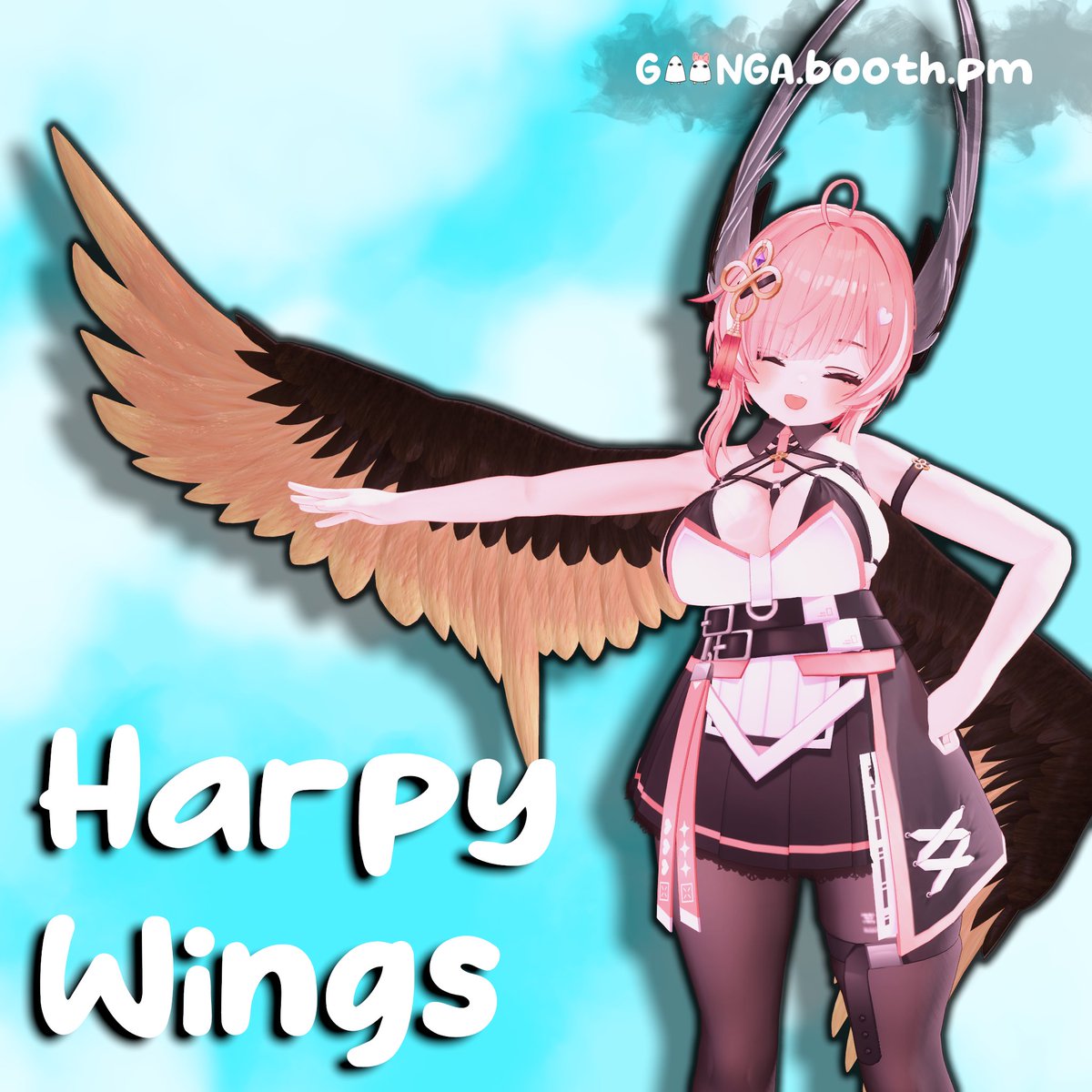 Goongas Harpy wings for VRC are now available!!
#VRCHAT #Ichigo3D #booth_pm #VRC 

goonga.booth.pm/items/7499798