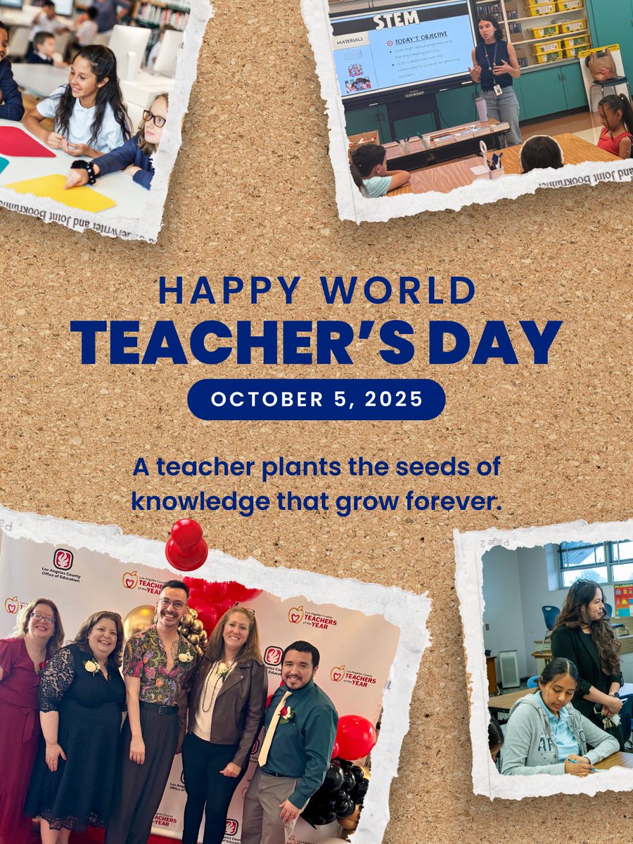 Alberto M. Carvalho (@lausdsup) on Twitter photo 🎉📚 This Sunday, October 5, it’s #WorldTeacherDay! Huge thanks to our incredible educators at <a href="/LASchools/">Los Angeles Unified</a> who spark curiosity, fuel learning, and are #InspiringGreatness in every student on their journey to be #ReadyForTheWorld. 🎉📚 This Sunday, October 5, it’s #WorldTeacherDay! Huge thanks to our incredible educators at <a href="/LASchools/">Los Angeles Unified</a> who spark curiosity, fuel learning, and are #InspiringGreatness in every student on their journey to be #ReadyForTheWorld.