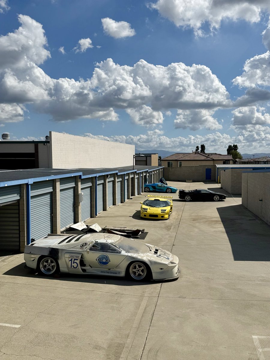 5 cars thought to have been lost, destroyed or written off. 3x Vector M12s, THE Vector SRV8, and THE Vector M12 ASR/GT2 Race Car…sourced by Rare Cars Only and sold to a good friend and to a very special collection.

We can’t wait to share more details with you as they unfold!