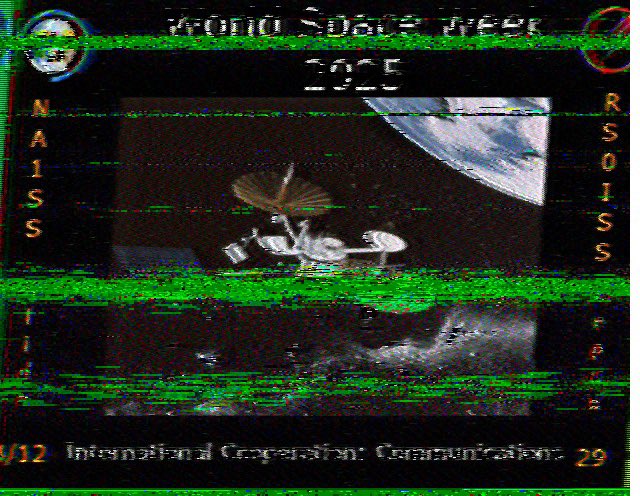 Joe Domaleski, KI4ASK (@joedom) on Twitter photo First #SSTV decodes for <a href="/ARISS_Intl/">ARISS - Amateur Radio on the ISS</a> Space Week 🛰️🌎 during the 2320 UTC pass. Not great RX. I heard a voice underneath the signals!? Anyone else hear it? You can see where the voice occurred in my images. Hope to do better next pass, the images look cool. #hamradio #ariss First #SSTV decodes for <a href="/ARISS_Intl/">ARISS - Amateur Radio on the ISS</a> Space Week 🛰️🌎 during the 2320 UTC pass. Not great RX. I heard a voice underneath the signals!? Anyone else hear it? You can see where the voice occurred in my images. Hope to do better next pass, the images look cool. #hamradio #ariss