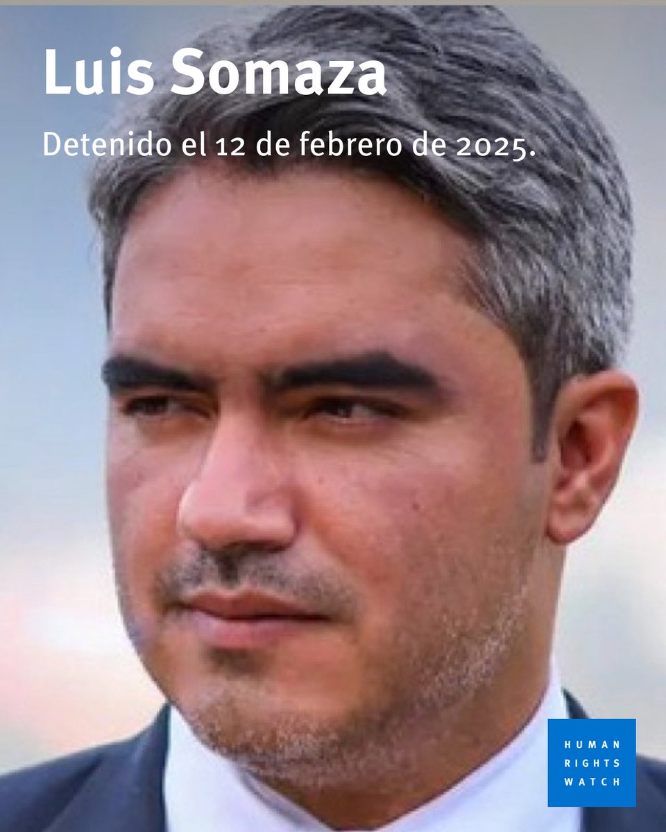Luis Somaza: Cinco hombres armados lo sacaron de su casa en Caracasel 12 de febrero de 2025. 15 días después un defensor público confirmó que estaba en El Helicoide. Su familia solo ha recibido notas escritas y ropa manchada que reconocen debido a su enfermedad crónica.