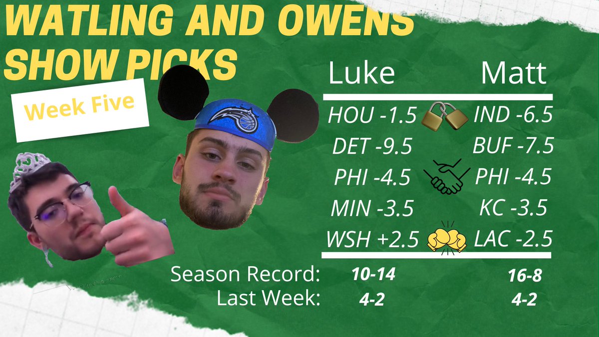 The Watling and Owens Show tweet media