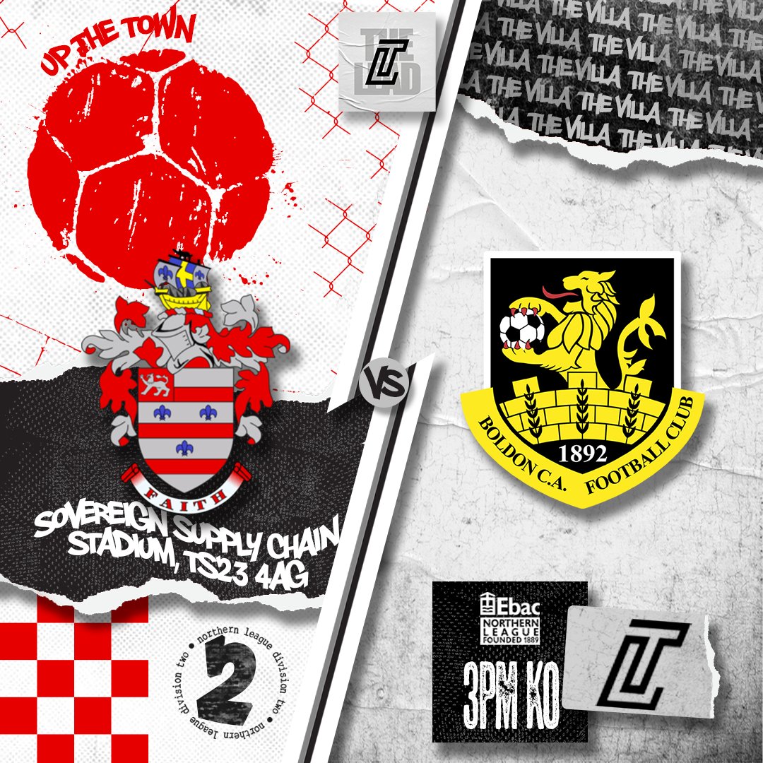 theleadnl's tweet image. ℹ️//TODAY//FIXTURE//NL2

@BillinghamTown  v @CABoldon 
Comp: Northern League Division Two
Venue: Sovereign Supply Chain Stadium, TS23 4AG
Kick Off: 3pm

📈CURRENT FORM//
Billingham Town
14th | DLLDWW - Romped to a 4-0 away win at Esh Winning last Saturday. In form Charlie Watt