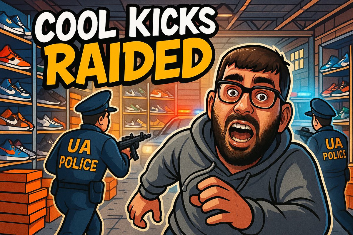 KOOL KICKS RAIDED!!! #shorts #shortsfeed #sneakers #trending #viral #rai... youtube.com/live/dNneFY_Vz… via <a href="/YouTube/">YouTube</a> 8:30pn