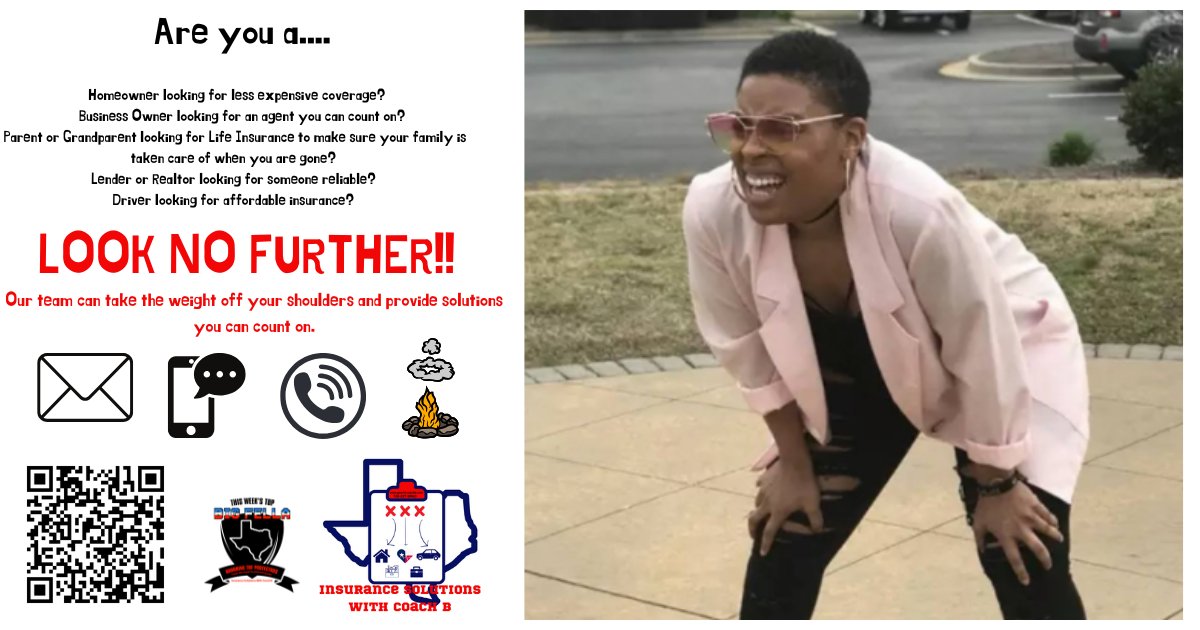 Insurance Solutions With Coach B (@gowithcoachb) on Twitter photo #insurancesolutionswithcoachb WE CAN HELP WITH ALL OF YOUR INSURANCE NEEDS!! #insurancesolutionswithcoachb WE CAN HELP WITH ALL OF YOUR INSURANCE NEEDS!!
