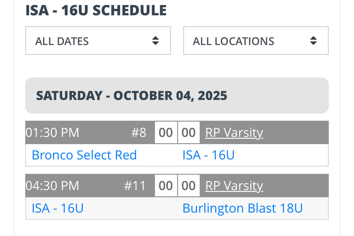 KensiGilson_19's tweet photo. Playing for 14u and 16u ISA Fall Ball this weekend in Slinger, WI! https://t.co/bGYVBvPH5S