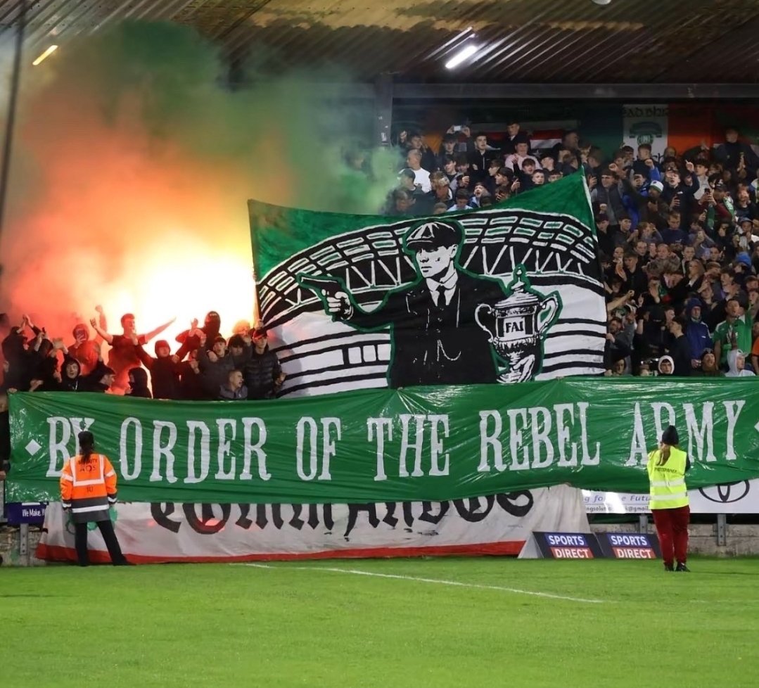 Cork City at home to St. Patrick's Athletic tonight.

#ultras #loiultras #football #ireland