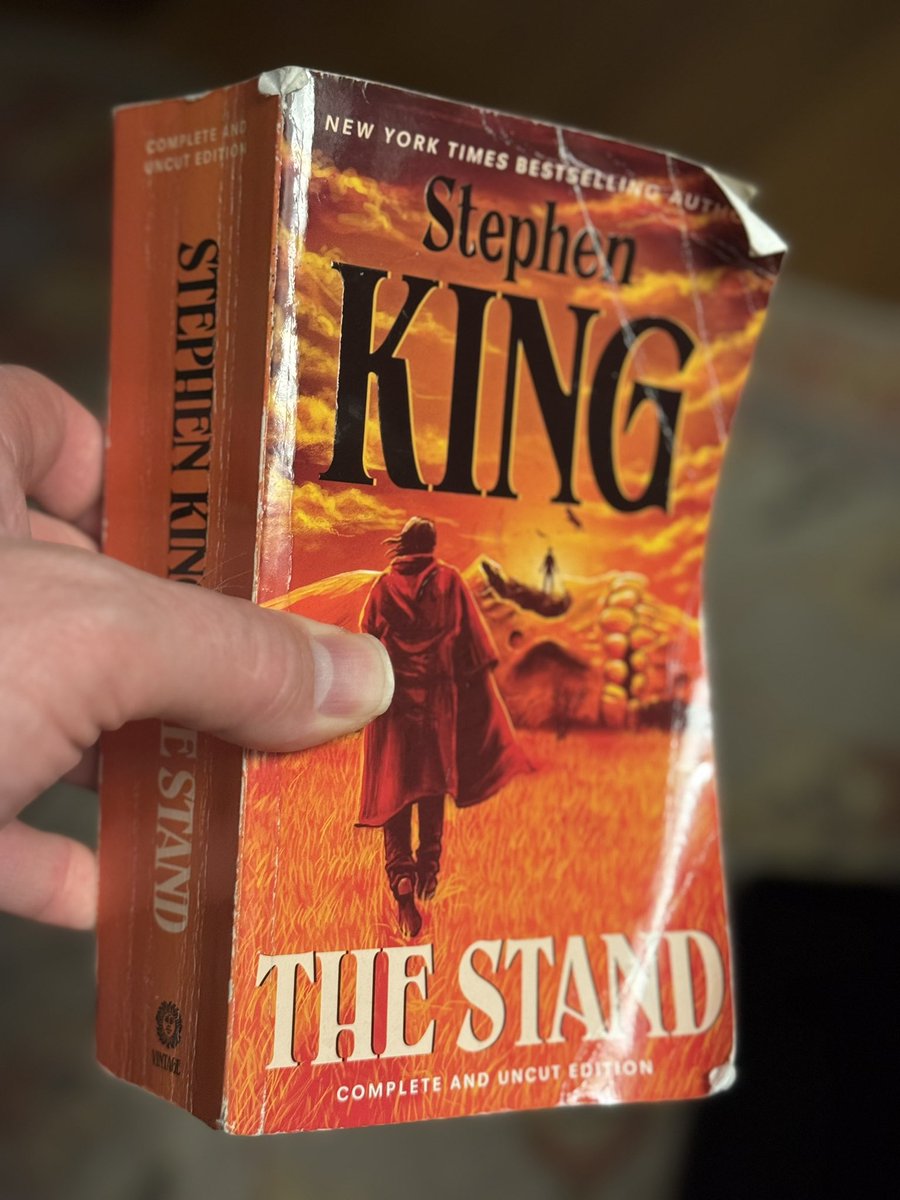 I once saw a meme that we in Gen X are the way we are because we read a Stephen King book too young.  Having read the uncut version of “The Stand” in 1990 at age 13,  this is certainly true of me, and I’m glad for it.  Just finished my first re-read - still love it. <a href="/StephenKing/">Stephen King</a>