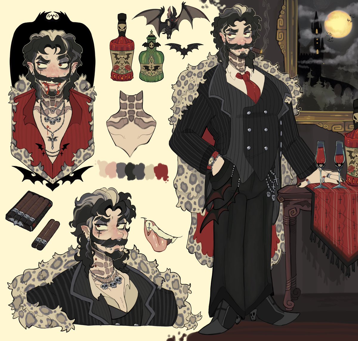 Scootioz's tweet photo. Vampire custom I did 🦇 https://t.co/E3JNJPX9FP