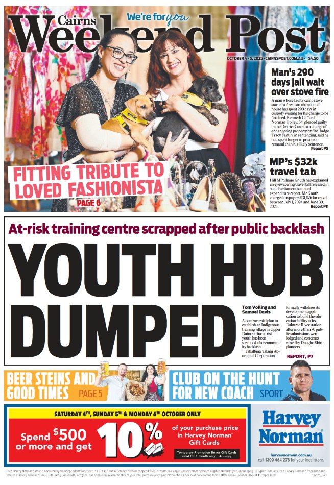 INSIDE THIS WEEKEND: Plans for a training village for at-risk youth have been scrapped after fierce community opposition and council planning concerns. Digital edition:  bit.ly/41tGPEF