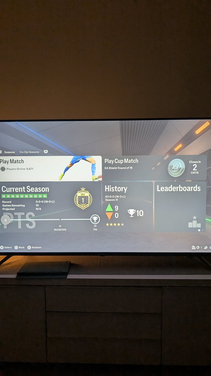 All win for 10 season, not bad 😉