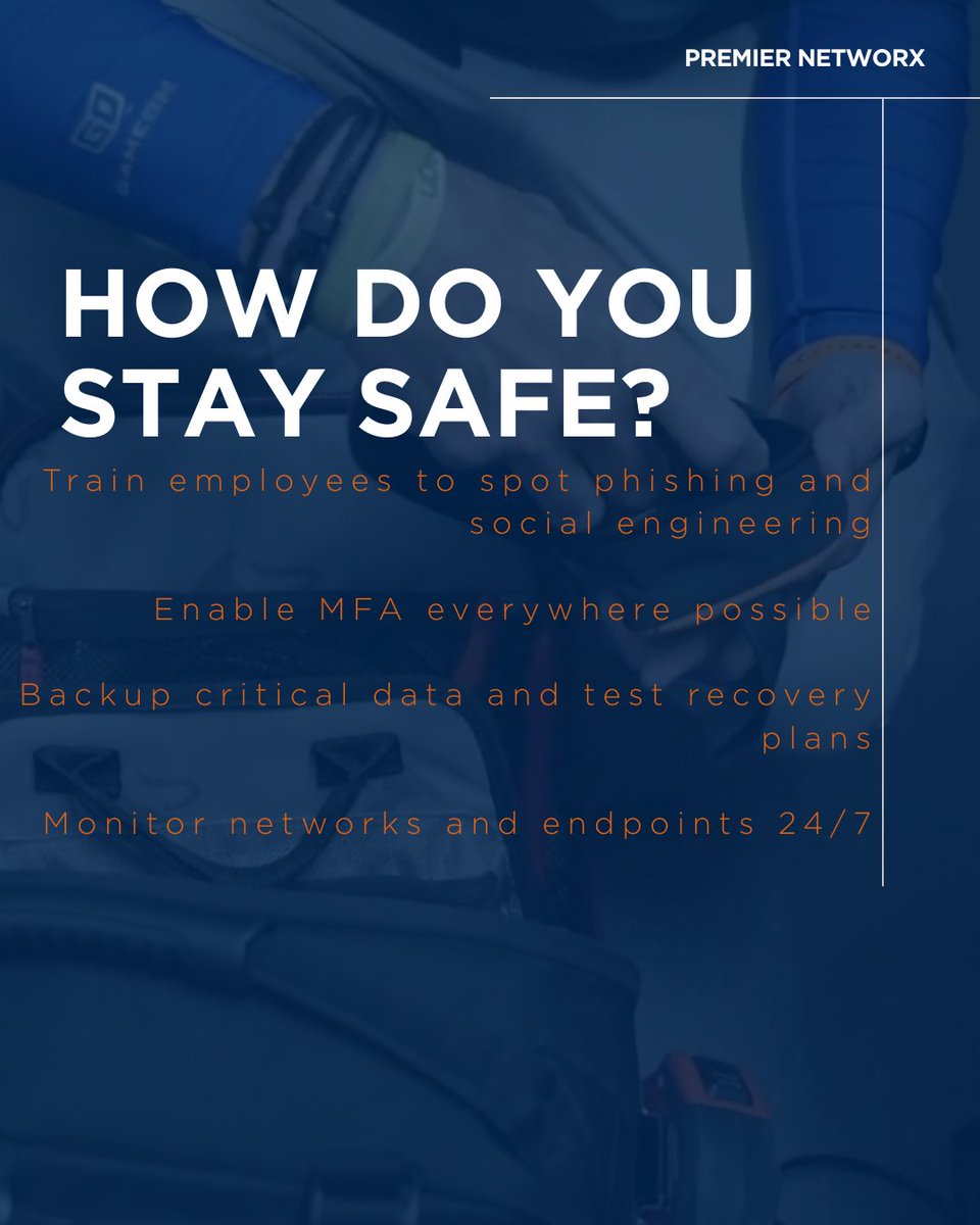 Q4 is prime season for cyber-attacks. 🎯
Staying safe means more than reacting. It’s about being proactive. 
At Premier Networx, we help businesses stay ahead of cyber risks all year long.  #CyberSecurity #PremierNetworx #ITSupport #ProactiveProtection #TechThatConnects