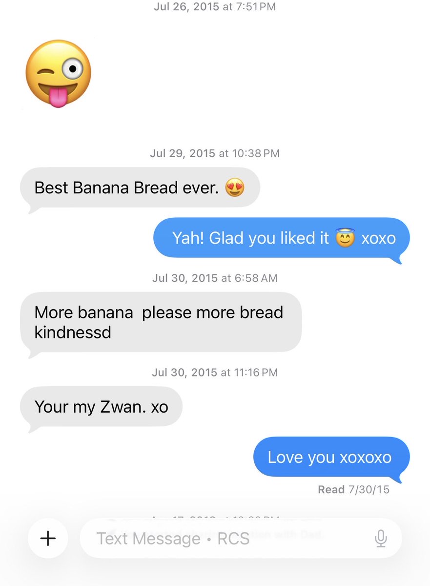 arielteal's tweet image. About 5 years ago, my phone’s history was wiped and I lost all my text messages with my dad.  Today, I discovered there is a glitch with the  iOS26 update and it automatically recovered  a ton of old messages including the ones from my dad over 10 years ago!  

I am handling this…