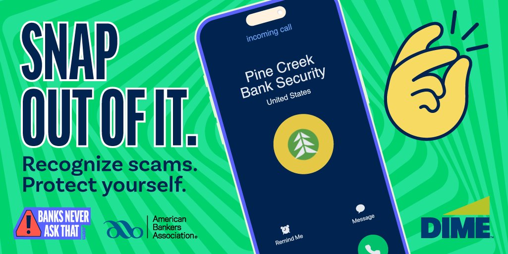 "Act now or your account will be frozen!"
That's not fraud prevention — it is the fraud. Doesn't matter what the caller ID says.
⏳ Snap out of it before scammers get in.
#BanksNeverAskThat
Learn how to spot scams: okt.to/7FQl1h