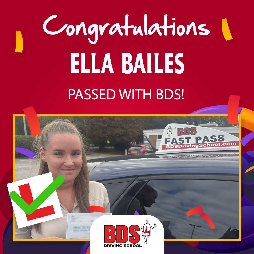 BlackpoolDS's tweet image. Congratulations to Ella Bailes for passing her driving test at Blackpool Test Centre with instructor Dan Jenkins! A smooth drive and a big step towards sharing the road with her sister. #BlackpoolDriving #DrivingTestSuccess #LearnToDrive #FastPass #BDSDrivingSchool