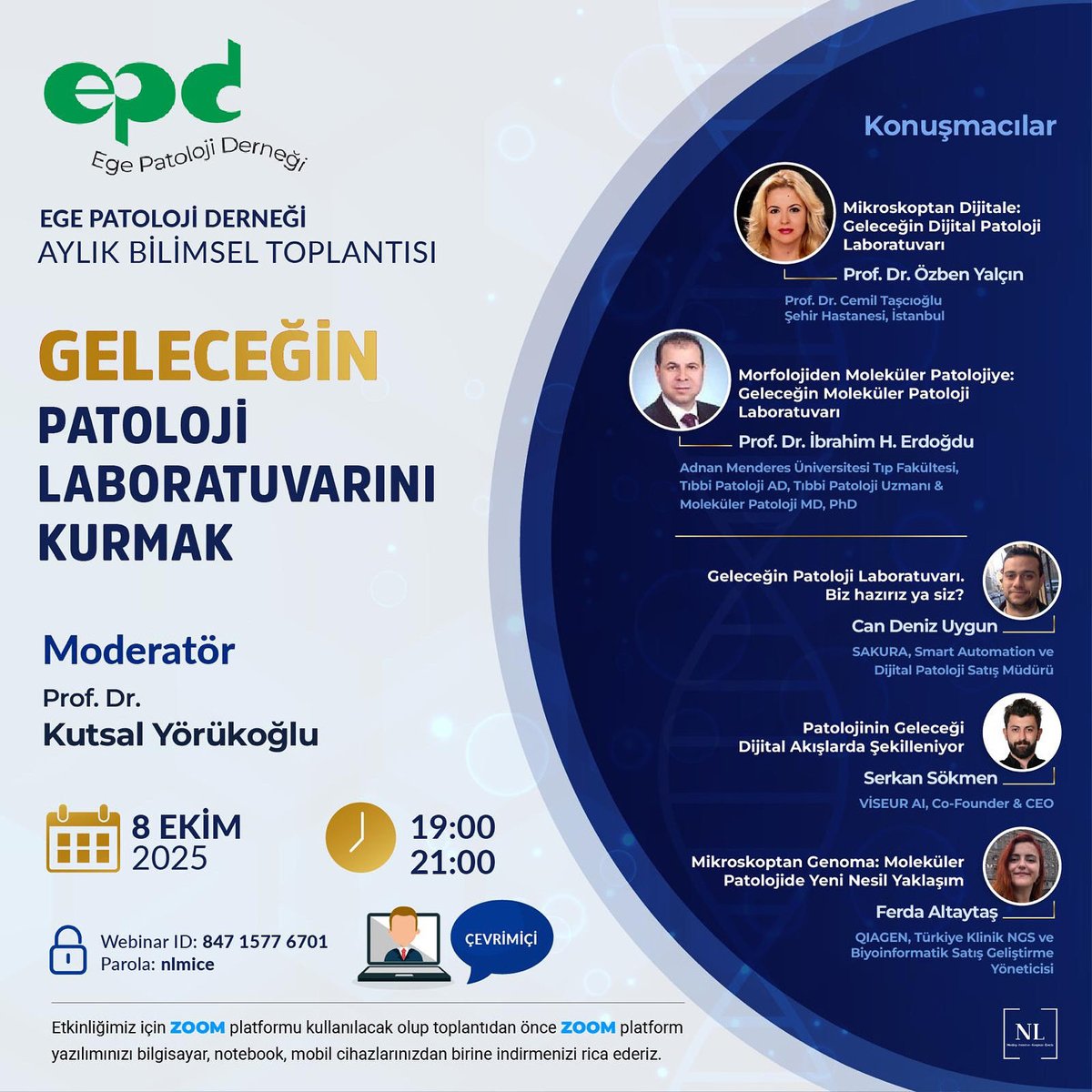 8 Ekim Çarşamba günü dijital ile moleküleri bir araya getirecek olan toplantımızı kaçırmayın 🌟 🧬 🔬