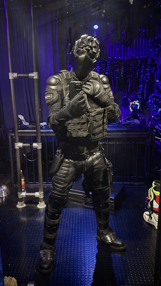 Geared up. What happens next is classified… 🚨