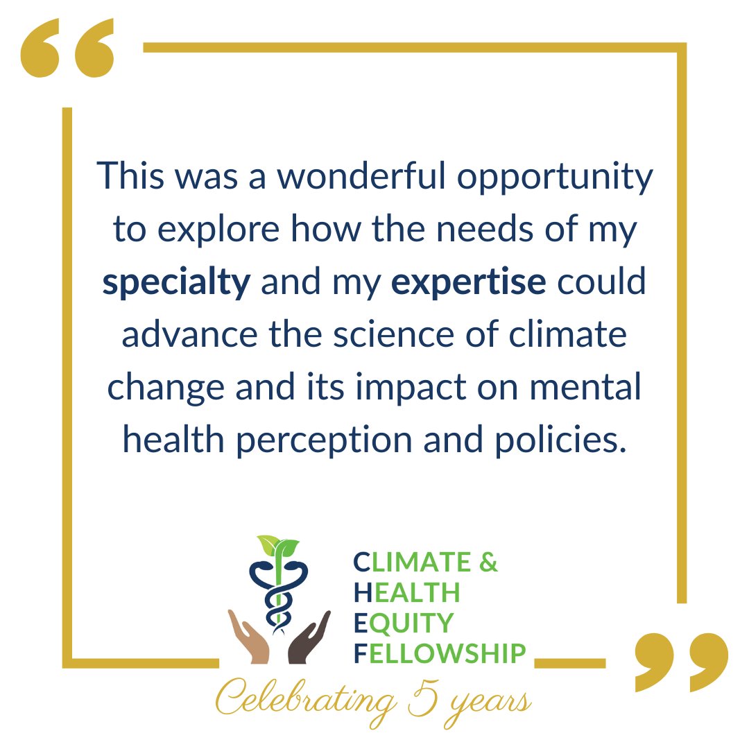 docsforclimate's tweet image. ✨ Celebrating #CHEFAt5 ✨
The Climate & Health Equity Fellowship supports physicians from diverse specialties in turning their expertise into meaningful climate action, building skills, community, and leadership.
medsocietiesforclimatehealth.org/climate-and-he…