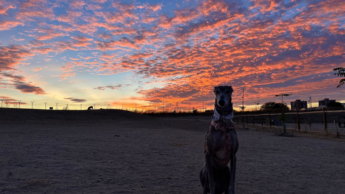 No tendremos playa, pero menudos atardeceres!