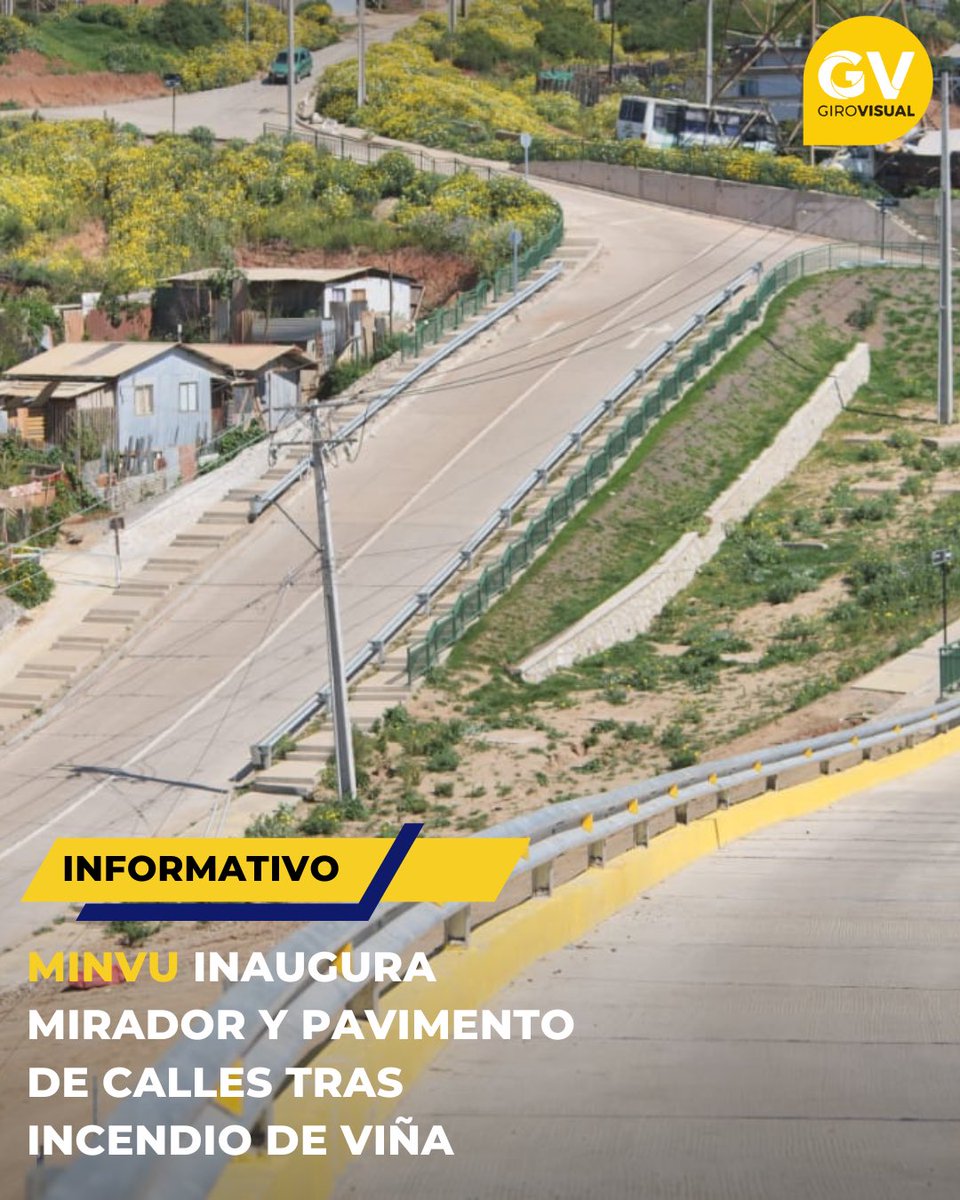 A casi tres años del incendio de forestal alto en Viña del Mar, el MINVU con su programa quiero mi barrio inauguró el mirador el Chahual, escalera y pavimentación de calles. 

#noticias #valparaiso #chile #parati