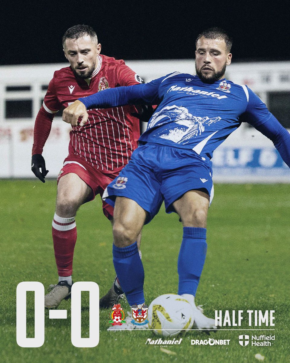 A soggy Bont side head into the break on level pegging