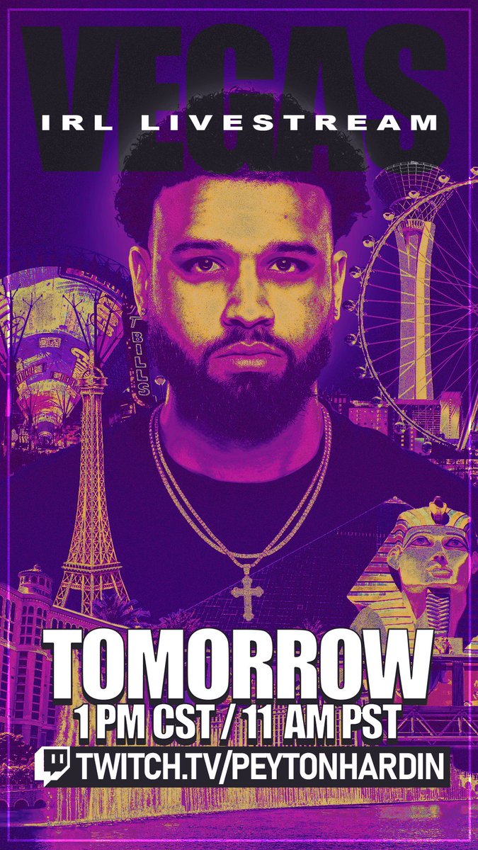 IM LIVE IN LAS VEGAS
 Watch Live Now: m.twitch.tv/peytonhardin/h…