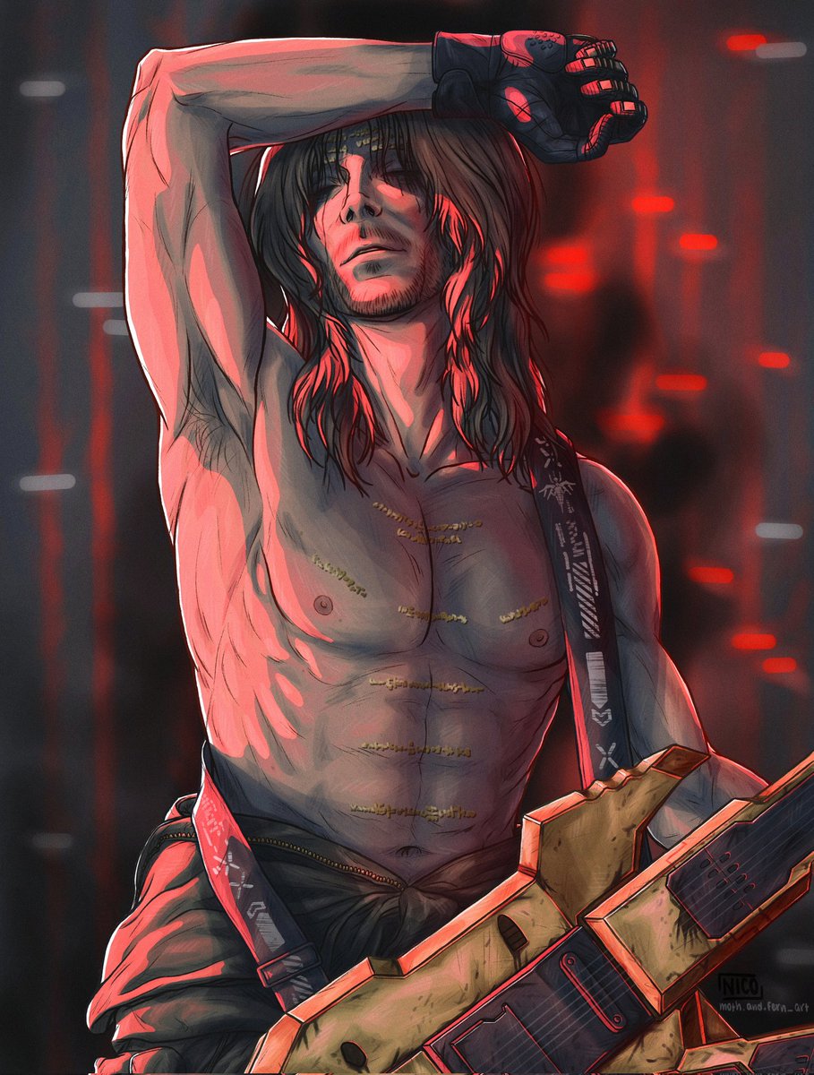 moth_and_fern's tweet image. I made something I like in the end for once #HiggsMonaghan #DeathStranding2