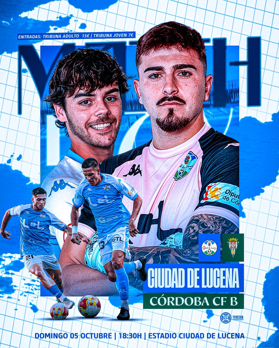 ⚽ 𝙅𝙊𝙍𝙉𝘼𝘿𝘼 - 𝟱 | 🆚 <a href="/Cantera_CCF/">𝙲𝚊𝚗𝚝𝚎𝚛𝚊 Córdoba CF</a>

🎫 cdlucena.compralaentrada.com/eventos/17282/…