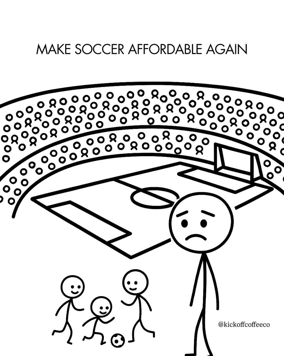 From grassroots to stadiums. Games to tournaments. 

#MakeSoccerAffordableAgain 
#soccer