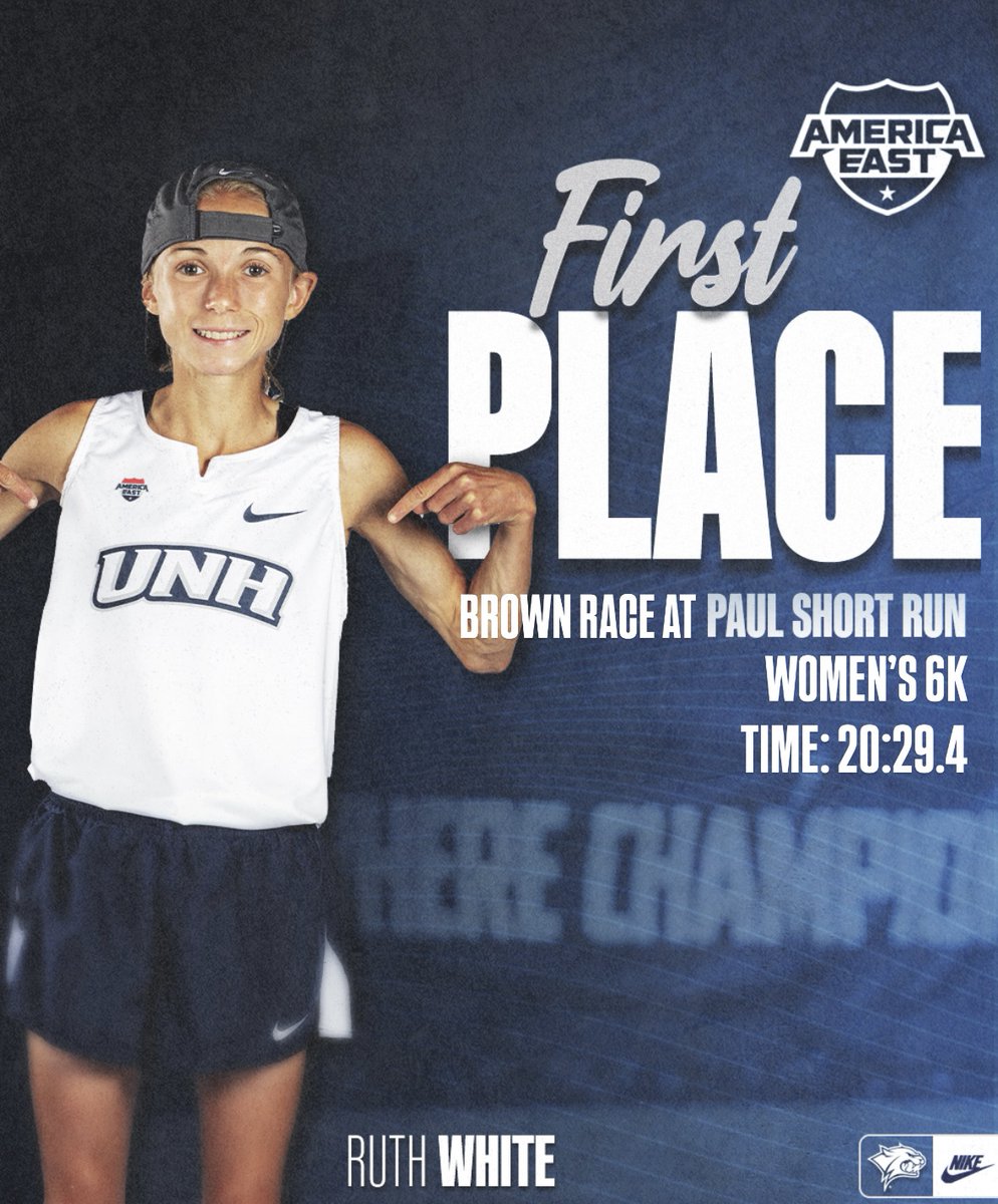 Ruth White does it again! Congrats Ruth for placing first in the Brown Race Women's 6k at Paul Short Run with a 20:29.4 time. 

#BeTheRoar