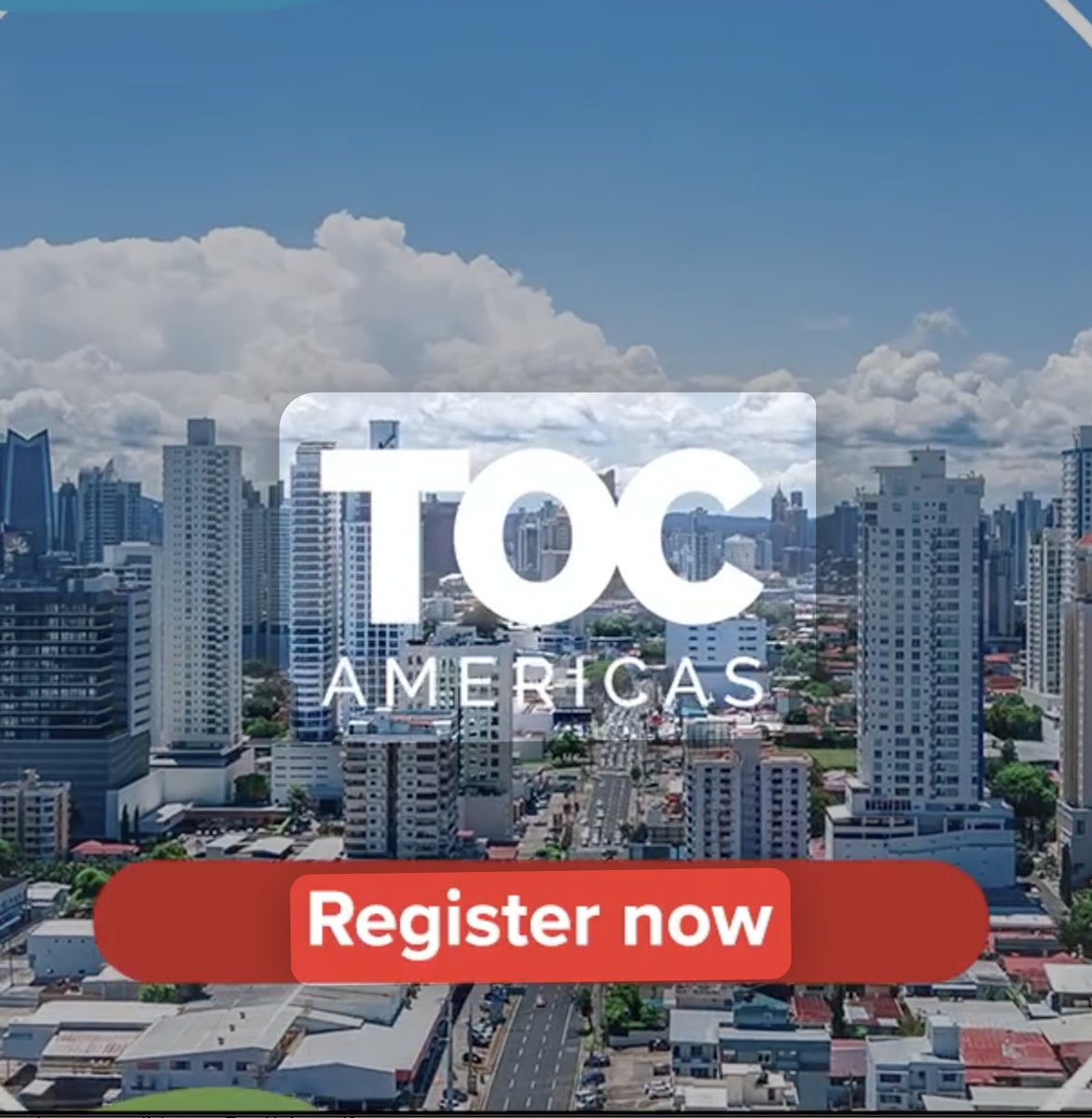 InfoTransportes's tweet image. 🚢✨ ¡Llega TOC Américas 2025!
El evento imprescindible para la industria global de puertos y cadenas de suministro en las Américas.

👉 ¿Por qué asistir? shorturl.at/KLt6r 📝Registro: shorturl.at/yd9ov

#TOCAmericas #Marítimo #Logística @TOCWorldwide