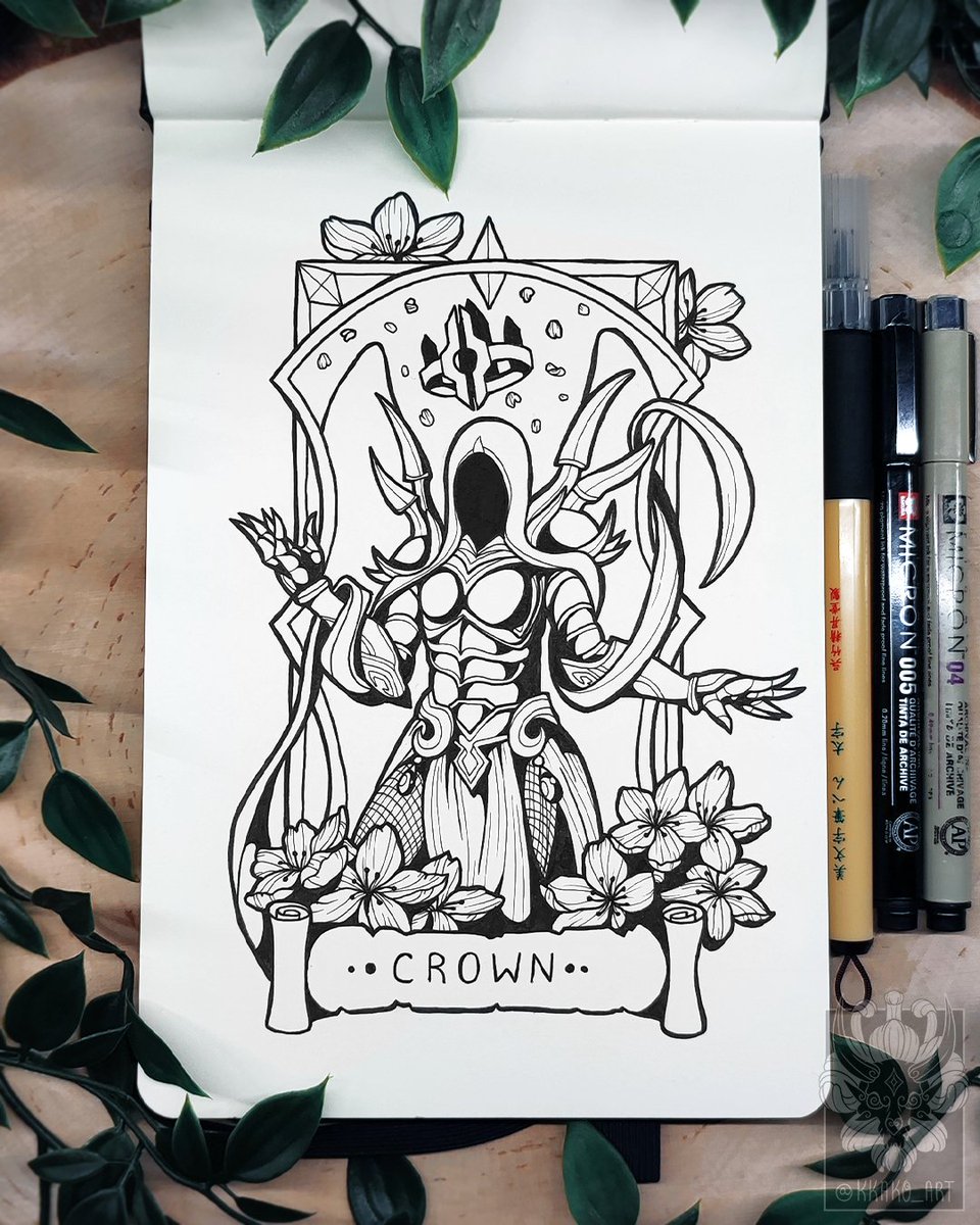 kkako_art's tweet photo. Inktober day 3 - Crown

Auriel, the Archangel of Hope
MAKE HOTS GREAT AGAIN
@BlizzHeroes
#makehotsgreatagain #auriel #heroesofthestorm #inktober2025 #inktober2025crown #inktober2025day3 https://t.co/ieTiv2ESX3